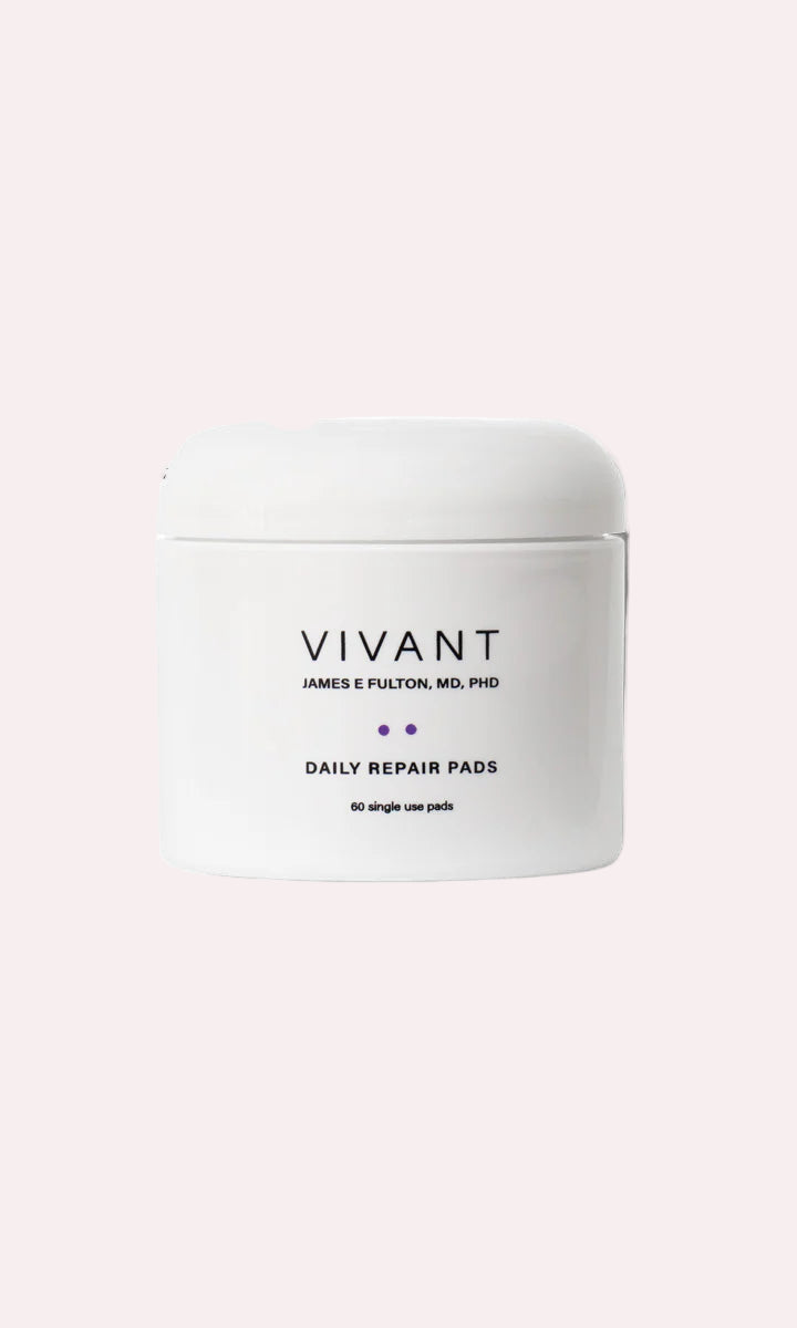 Vivant daily repair pads container on a white background
